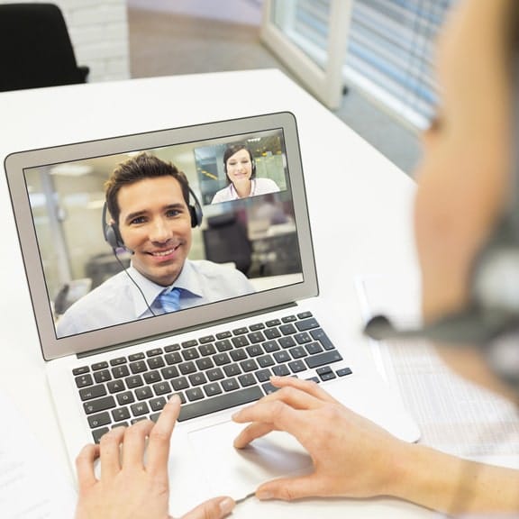 Entrevistas individuais por Skype